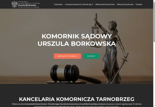 KOMORNIK SĄDOWY PRZY SĄDZIE REJONOWYM W TARNOBRZEGU URSZULA BORKOWSKA